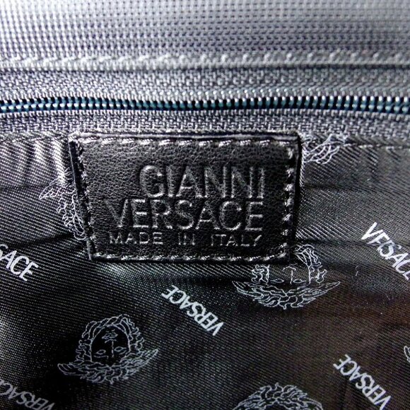 Gianni Versace Backpack Â· Daypack Black Silver Women Authentic secondhand main image 5